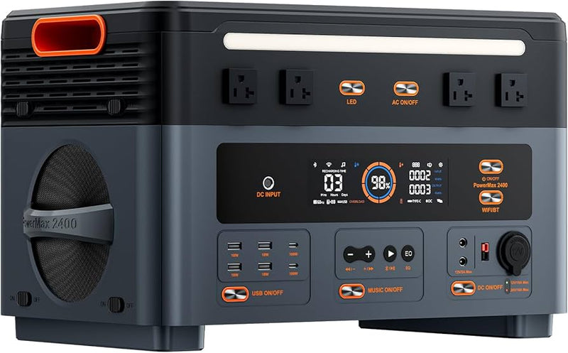 Oscal PowerMax 2400 Portable Power Station | Wellbots