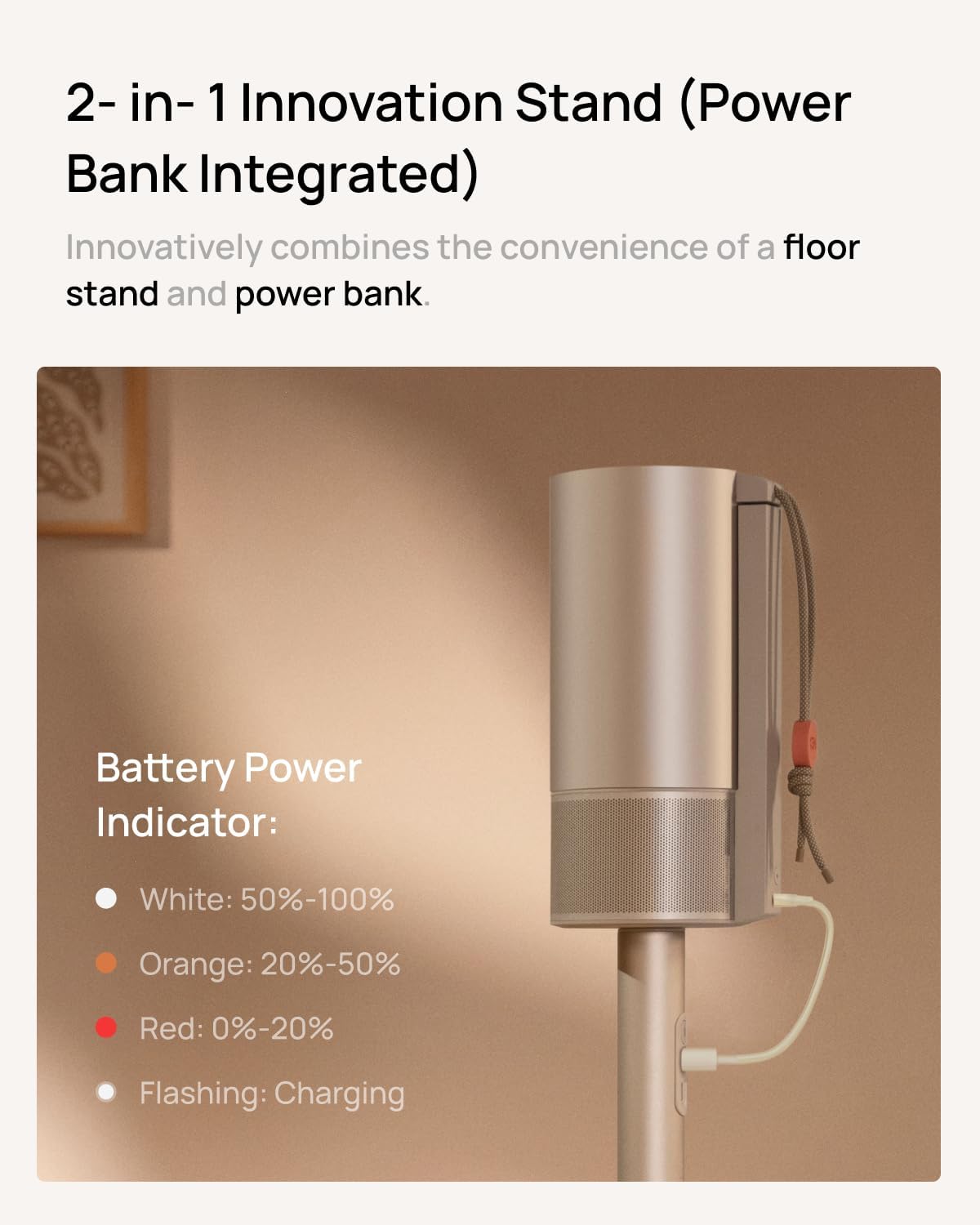 XGIMI MoGo 3 Pro and PowerBase Stand Bundle | Wellbots | Free Shipping