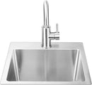 Bull 18" SS Sink & Faucet Under & Over Mount - All-In-one Kit