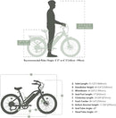 XPRIT Beach Cruiser Electric Bike