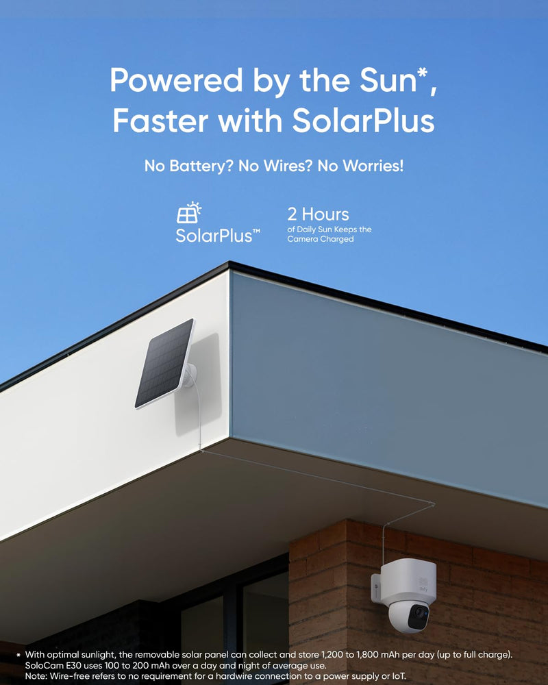 Cámara PTZ con energía solar Solocam C30 de Eufy