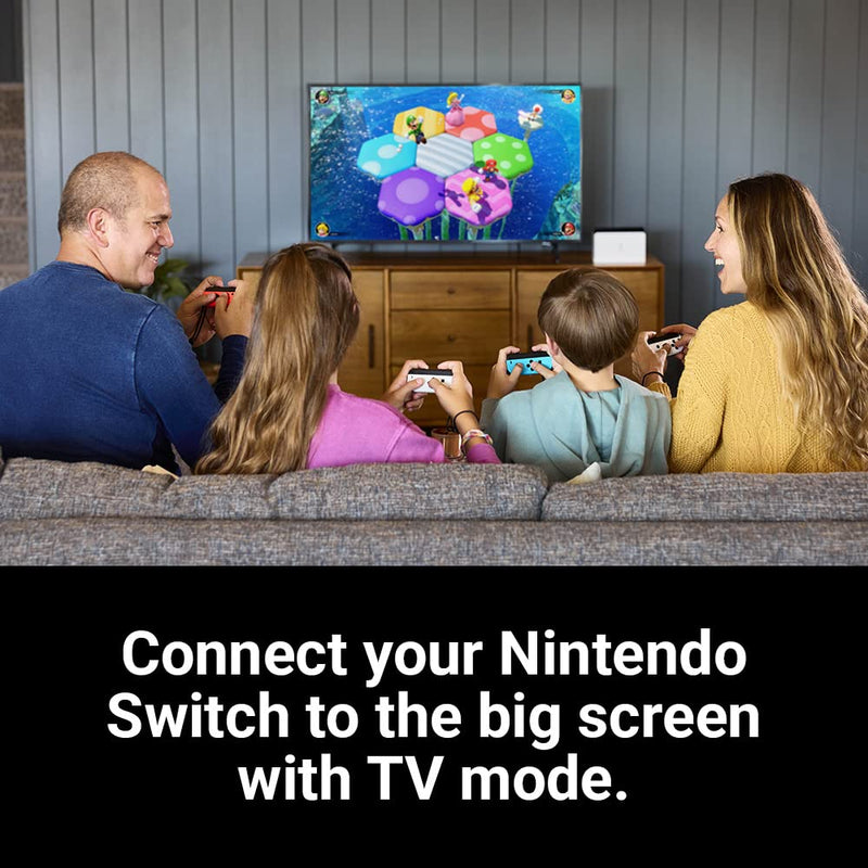 Nintendo Switch OLED Model w/ Neon Red & Neon Blue Joy-Con- Neon Red/Neon Blue