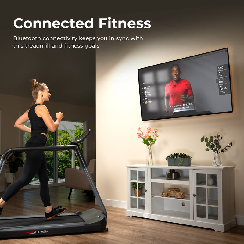 Sunny Health & Fitness Running Treadmill with Handrails – SF-T722062