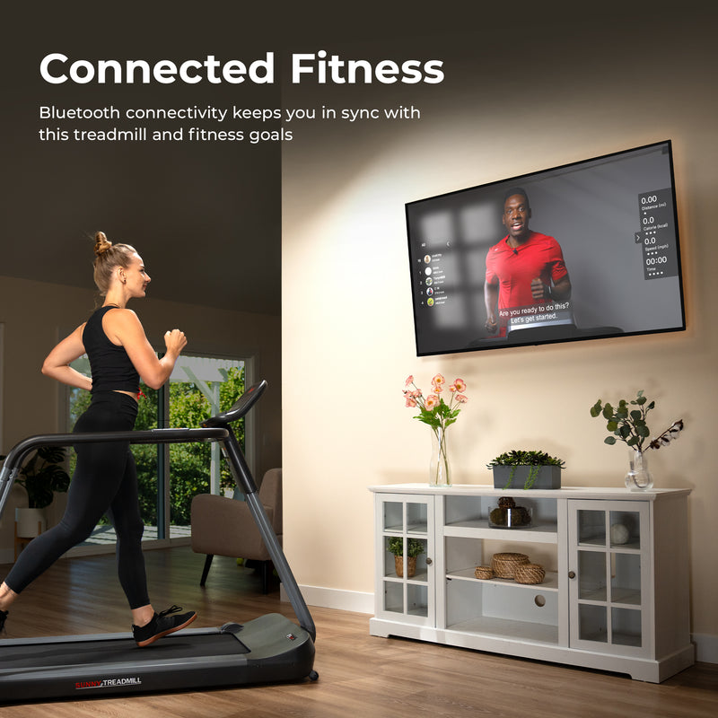 Cinta de correr con pasamanos Sunny Health &amp; Fitness – SF-T722062