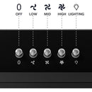 CIARRA 30 Inch Under Cabinet Range Hood CAB75905-OW