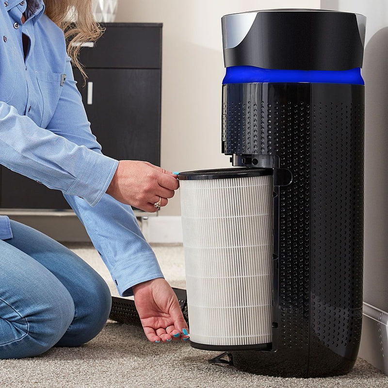 Homedics TotalClean Deluxe 5-in-1 Tower Air Purifier Black