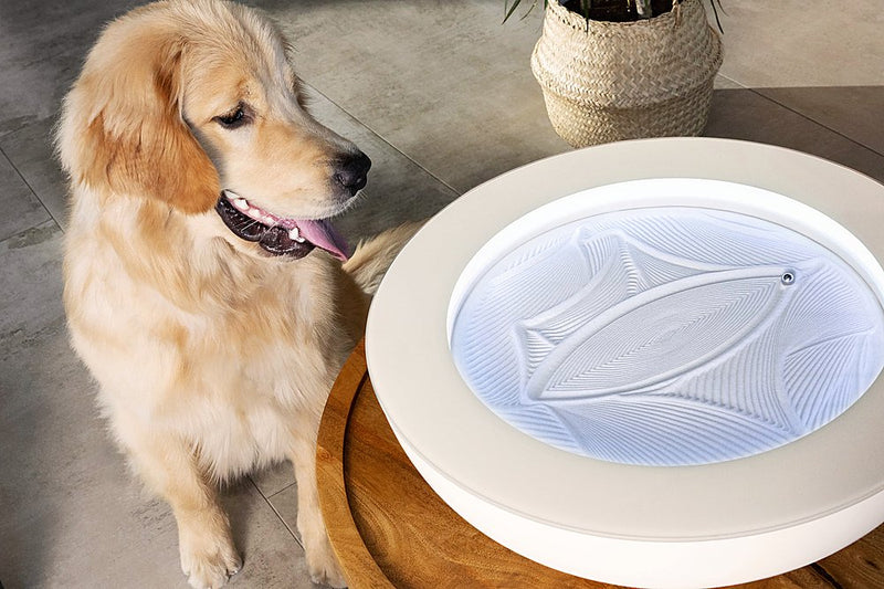 Homedics Drift 21" Meditative Sand Table Cream