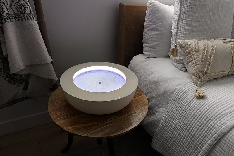 Homedics Drift 21" Meditative Sand Table Cream