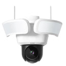 Cámara reflectora con cable AOSU de 2600 lúmenes de brillo, ángulo de detección de 270° y protección para vehículos.