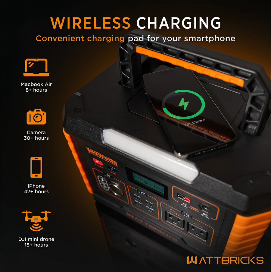 Wattbricks MP500 Power Station | Wellbots | Free Shipping