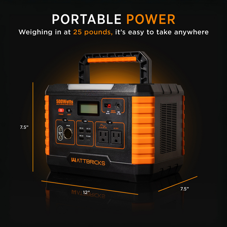 Wattbricks MP1000 Power Station | Wellbots | Free Shipping