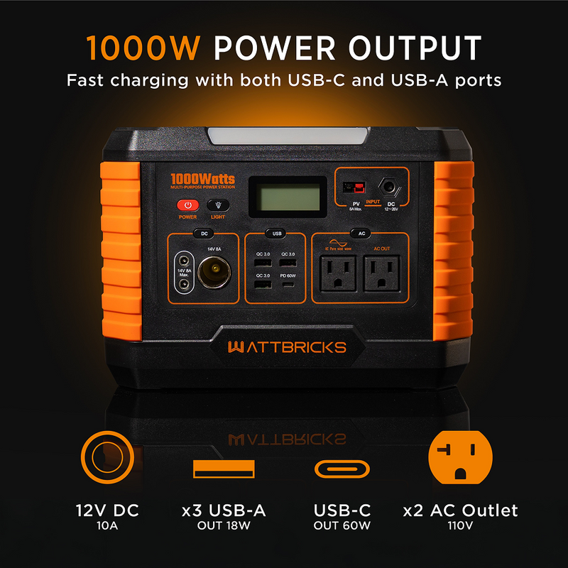 Central eléctrica Wattbricks MP1000