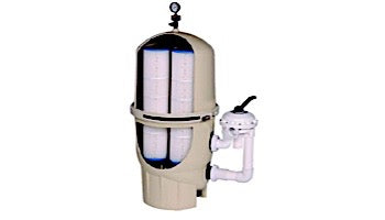 Pentair Quad DE High Flow Filter | 80 Sq Ft | 160 GPM