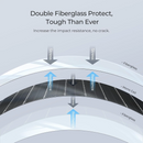 BougeRV Arch 200 Watt Fiberglass Curved Solar Panel