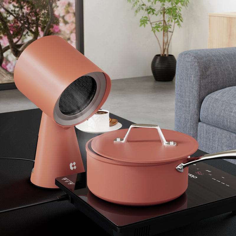 Campana extractora portátil mini de escritorio Ciarra HOOD TO GO Orangina