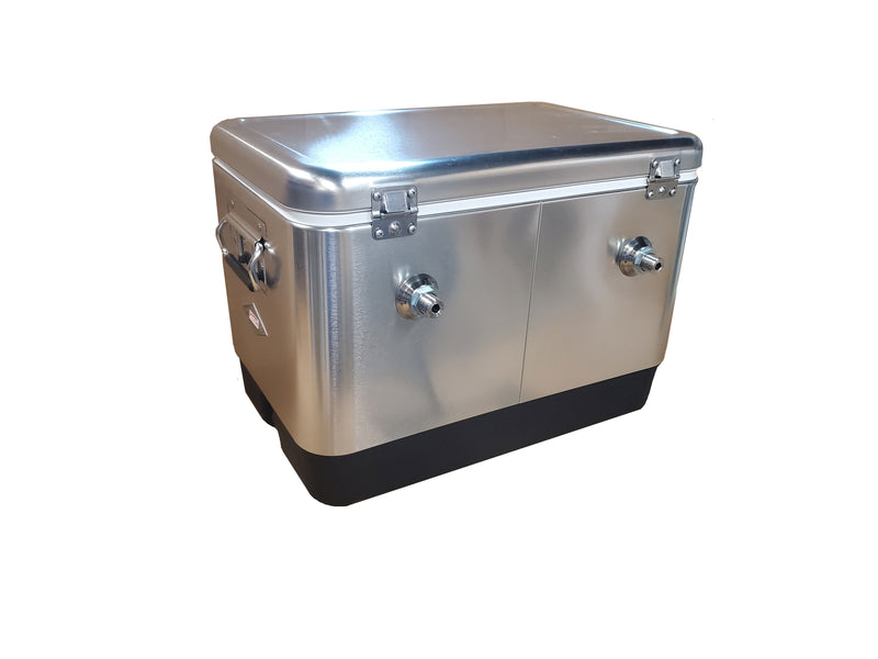70' All SS304 Contact Double Faucet Stainless Jockey Box