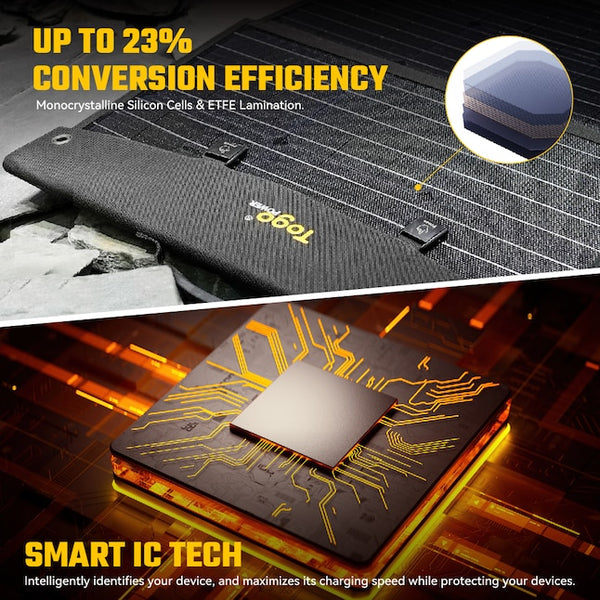 Togopower Advance 20.8-in x 22.8-in x 2.7-in 200-Watt Portable