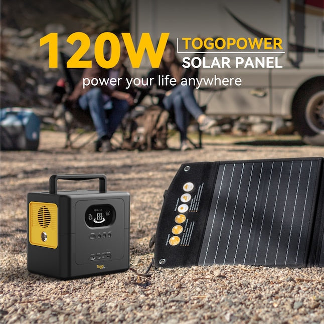 Togopower Advance 16.5-in x 18-in x 2.7-in 120-Watt Portable Solar Panel