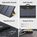 Togopower Advance 16.5-in x 18-in x 2.7-in 120-Watt Portable Solar Panel