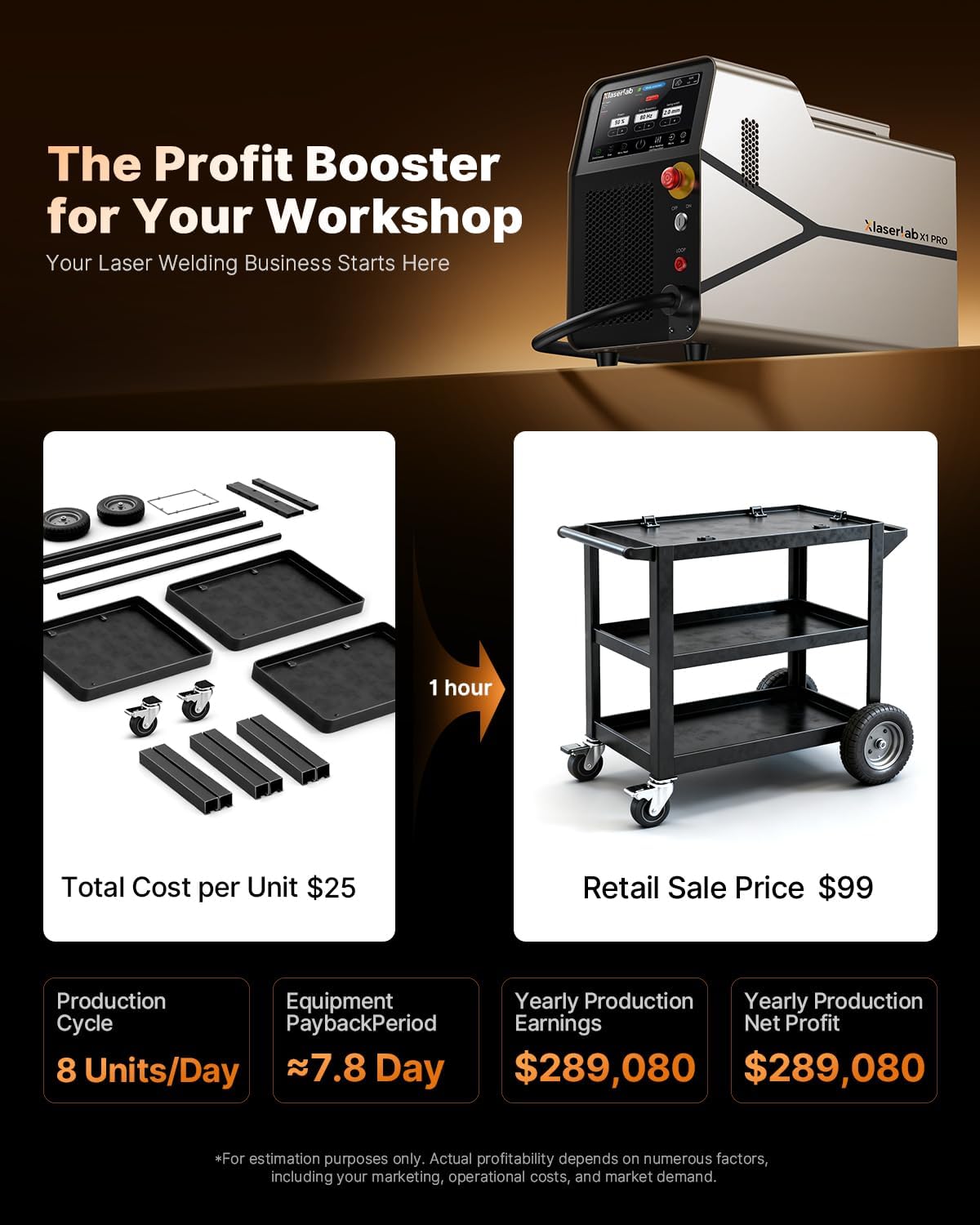 Xlaserlab X1 Pro | Free Shipping | Wellbots