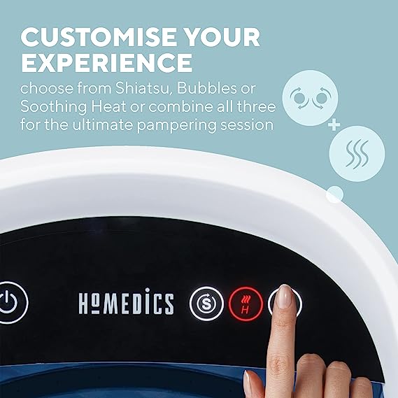 Homedics Shiatsu Bliss Foot Spa w/ Heat Boost