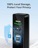 Philips 2-in-1 Combo Unit- Wi-Fi Palm Recognition Smart Deadbolt Door Lock with Wireless Doorbell