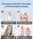 Philips 2-in-1 Combo Unit- Wi-Fi Palm Recognition Smart Deadbolt Door Lock with Wireless Doorbell