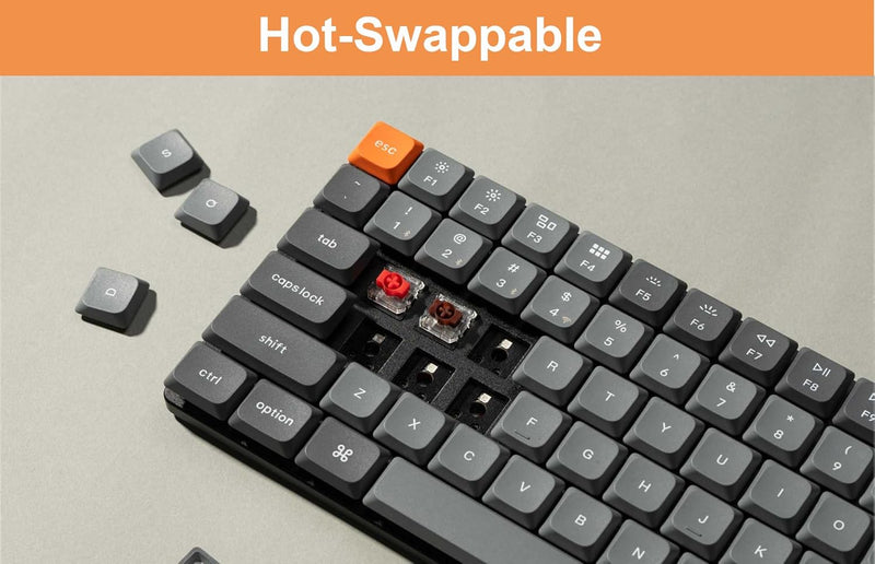 Keychron K3 Max Swappable Gateron RGB Backlight Red Switch Keyboard