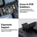 Keychron K10 Max Swappable RGB BacKlight Banana Switch Keyboard - Black