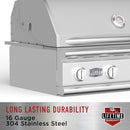 Bull Dual Lined Vented Vertical Door w/Reveal