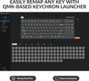 Keychron Q3 Max Swappable RGB Backlight Brown Switch Knob Version Keyboard - Black