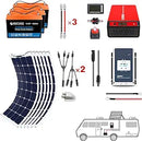 Acopower 110w flexible
 300 Ah/1,5 kW
 (3x100Ah) Batería de litio de 300 Ah y 660 W