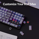 Keychron K17 Max Swappable Gateron RGB Backlight Red Switch Keyboard