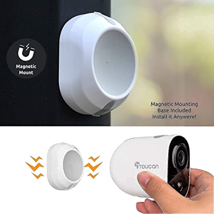 Conjunto de cámara con reflector Toucan Security y timbre con video inalámbrico