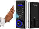 Philips 2-in-1 Combo Unit- Wi-Fi Palm Recognition Smart Deadbolt Door Lock with Wireless Doorbell