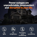 Generador de reserva refrigerado por aire de 14/14 kW, carcasa de aluminio, 200 SE (no CUL)