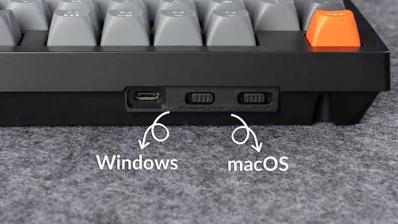 Teclado Keychron K10 Max con interruptores banana, retroiluminación RGB intercambiable - Negro