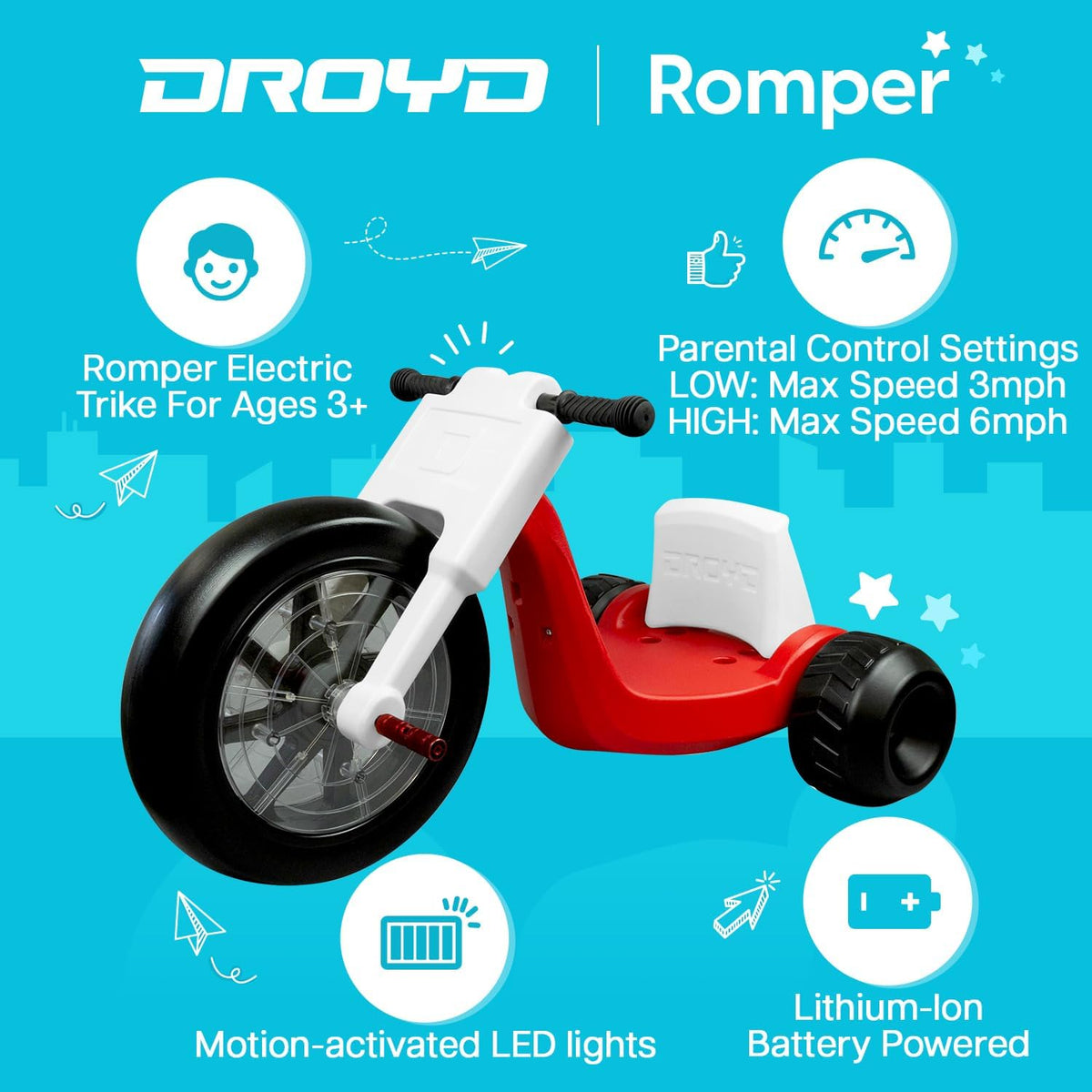 Droyd Zypster Mini go-kart for kids | Wellbots | Free Shipping
