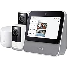 Lorex HC64A2U-E Smart Home Security Center Wi-Fi System with 2K Battery-Operated Outdoor Cameras and Range Extender