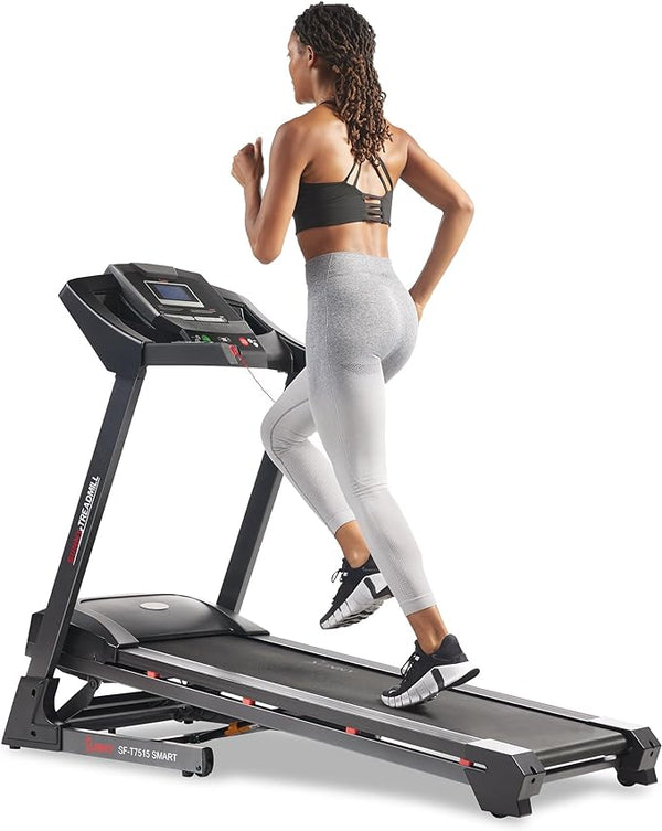 Sunny Health & Fitness Premium Smart Treadmill with Auto Incline - SF-T7515SMART