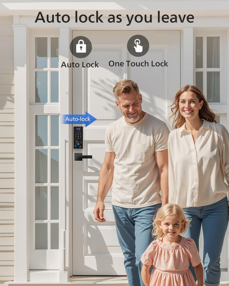 Philips Bluetooth Smart Deadbolt Door Lock- DDL240X-1HB
