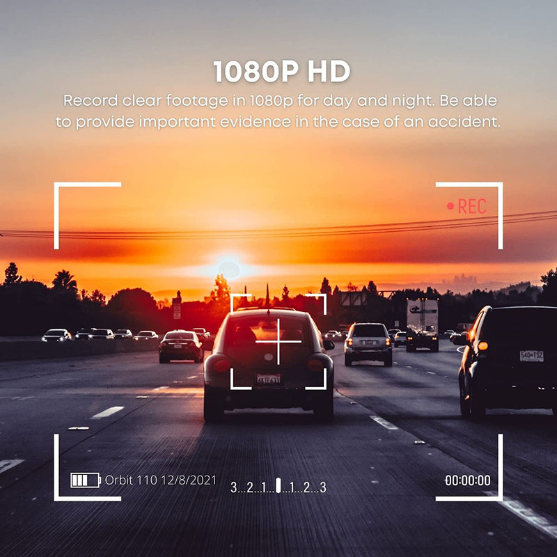 myGEKOgear by Adesso Orbit 110 Full HD 1080p Dash Cam