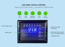 EQCHEN 350 lbs Commercial Ice Maker Machine with 230 lbs Storage Capacity