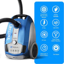 Aspiradora de recipiente Prolux Tritan con filtración HEPA sellada y motor de 12 amperios 