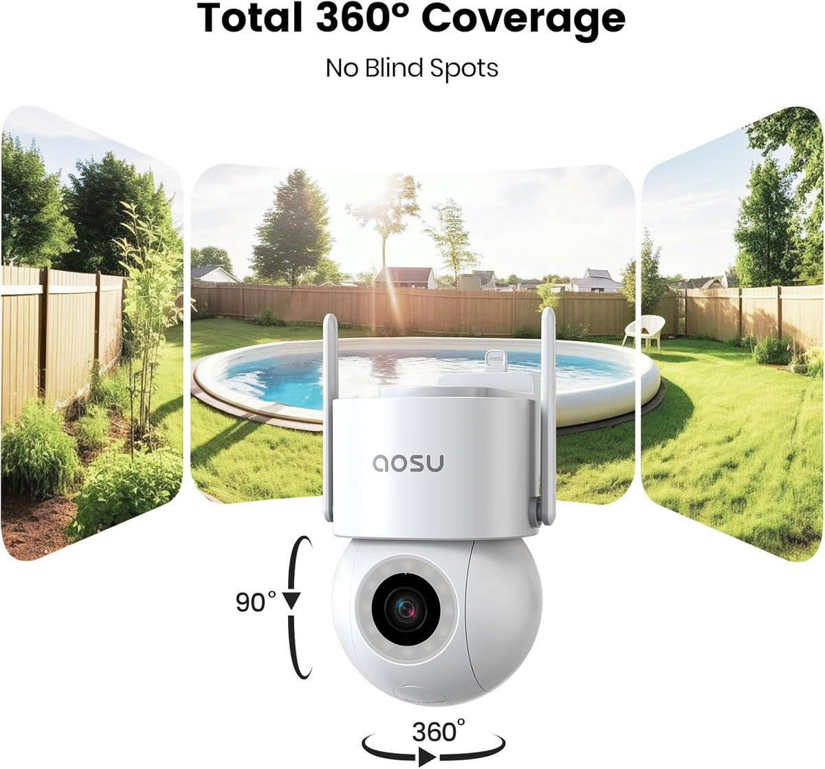 AOSU 3K Wired Security Camera Outdoor - C5E2CA11 | Wellbots | Free