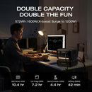 Paquete EcoFlow RIVER 3 Max: RIVER 3 Plus + Batería adicional RIVER 3 Plus de 300 Wh