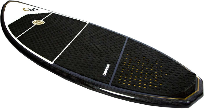 Driftsun Fifty50 Wakesurf Board - 4' 9" Carbon Fiber Skim Style Wake Surfboard