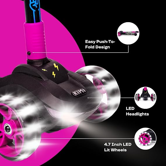 Kimi 3 Wheels Electric Scooter For Kids and Toddlers 2-9 Years