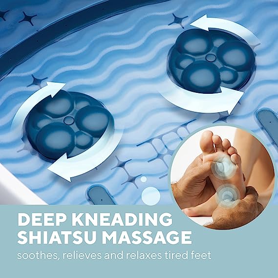 Homedics Shiatsu Bliss Foot Spa w/ Heat Boost