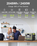 FOSSiBOT F2400 Portable Power Station | 2400W 2048Wh